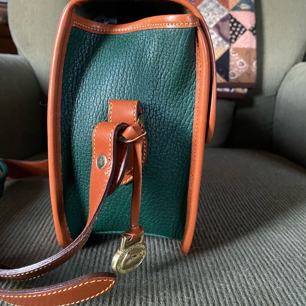 Dooney & Bourke Large Surry in Fir and British Tan - Picture 5 of 11